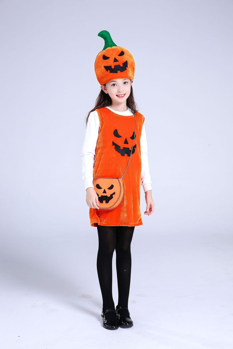 Children's Halloween pumpkin costume