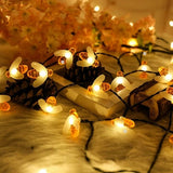 Solar New String Lights 20Led Little Bee Christmas Lanterns Flashing Lights Christmas String Lights Garden Decoration Lights