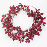 Simulation Chinese Hawthorn Caiguo Holly Fruit Berry Simulation Rattan Christmas Product