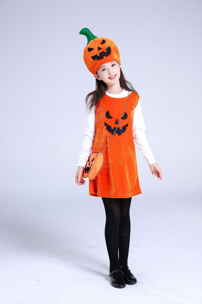 Children's Halloween pumpkin costume