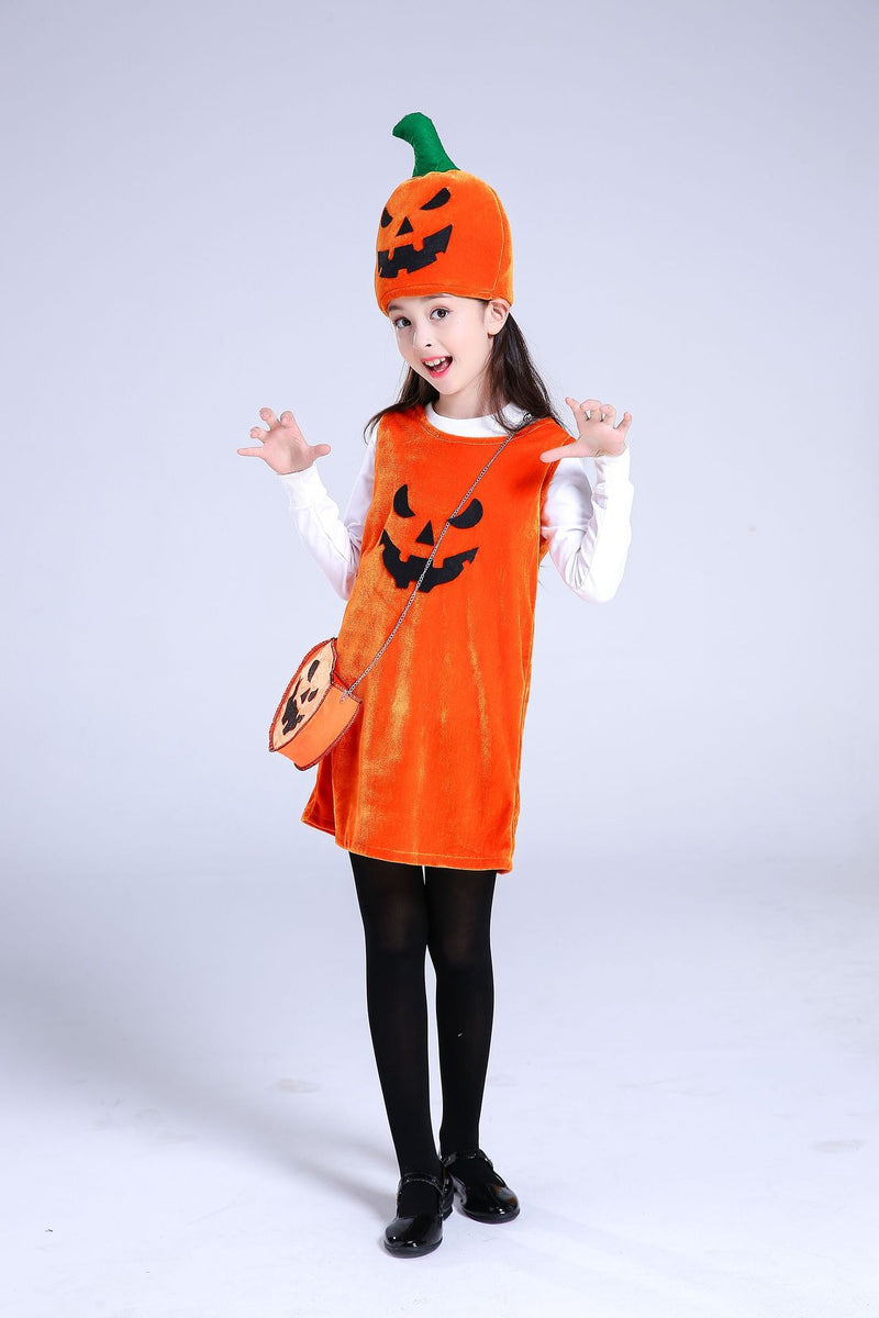 Children's Halloween pumpkin costume