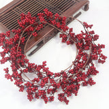 Simulation Chinese Hawthorn Caiguo Holly Fruit Berry Simulation Rattan Christmas Product